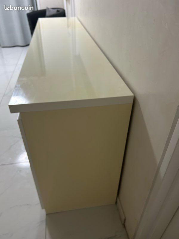 Bahut blanc laqué (image 3)