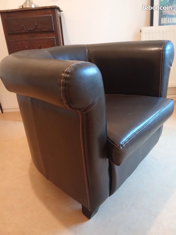 Fauteuil cabriolet/club TBE (image 1)