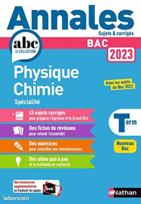 Annales BAC Physique Chimie (image 1)