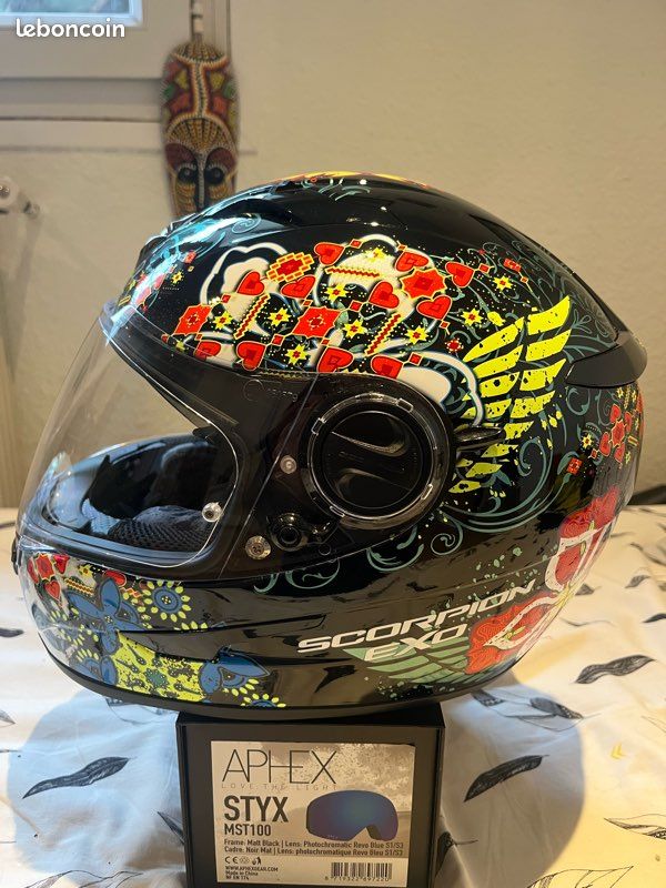 Casque scorpion exo 490 Équipement moto