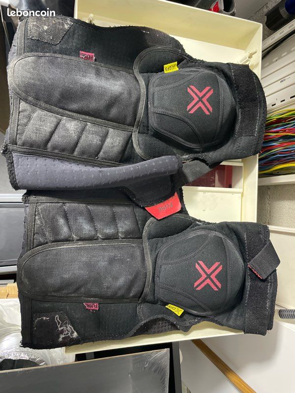 Protège-tibias/genoux De Catcher Rawlings LGVel-BGPH - Taille Intermédiaire - Violet/Gris - Occasion