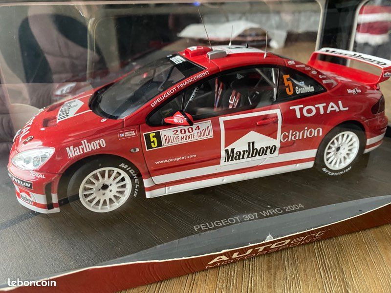 Peugeot 206 WRC 1/43 rallye monté carlo 2003 - Collection