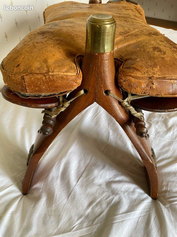 Selle de chameau marocaine - coussin à rénover (image 5)