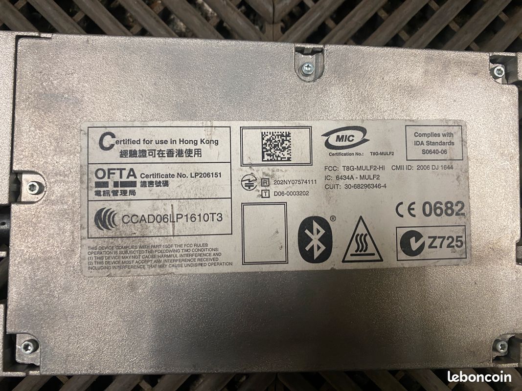 Module Bluetooth MULF 2 BMW E81 E82 E87 E88 E90 E91 E92 E93 E60 E61 F07 F10 E63 E64 F01 F02 X1 E84 X5 E70 X6 E71 Z4 E89 MINI R56 (image 4)