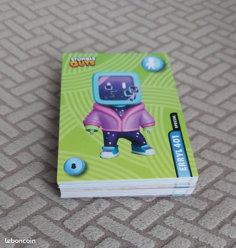 Panini Stumble Guys Série 1 – Album De Cartes à Collectionner 2024 – 1 Classeur – Plus De 230 Cartes