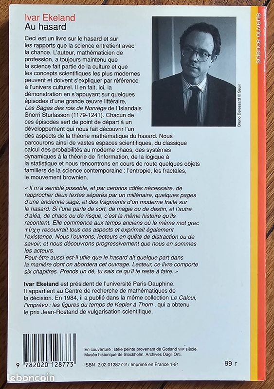 Au hasard, La chance, la science et le monde, Ivar Ekeland (image 2)
