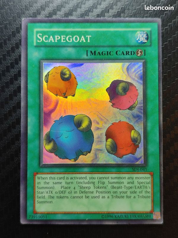 YU-GI-OH Scapegoat SDJ-041 | Super Rare GD- Ancien Collection - Collection