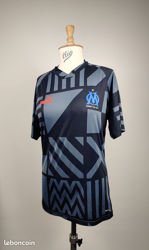 Maillot Pre Match Om Maillot Marseille Bleu Marine Maillot Pré