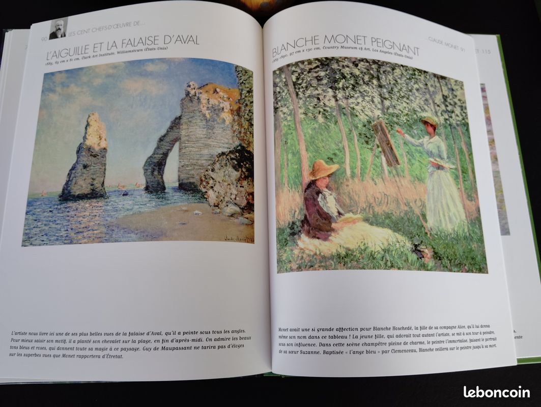 Livre et puzzle Les 100 chefs d'œuvre de claude MONET (image 6)