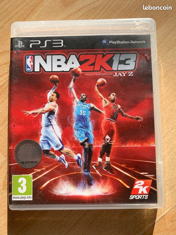 Jeu cartouche PS3 « NBA 2K13» (image 1)