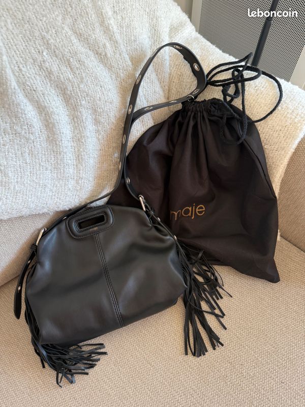 Miss M Sac Ã Main Maje Noir Grand Sac Shopping En Cuir Miss M Xl Noir