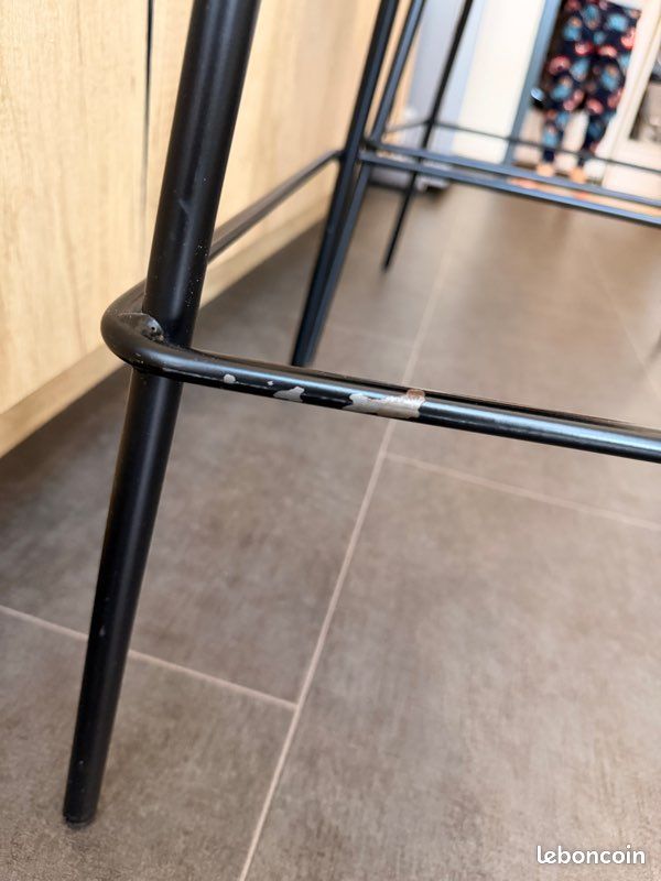 Lot de 2 tabourets chaises bar (image 5)