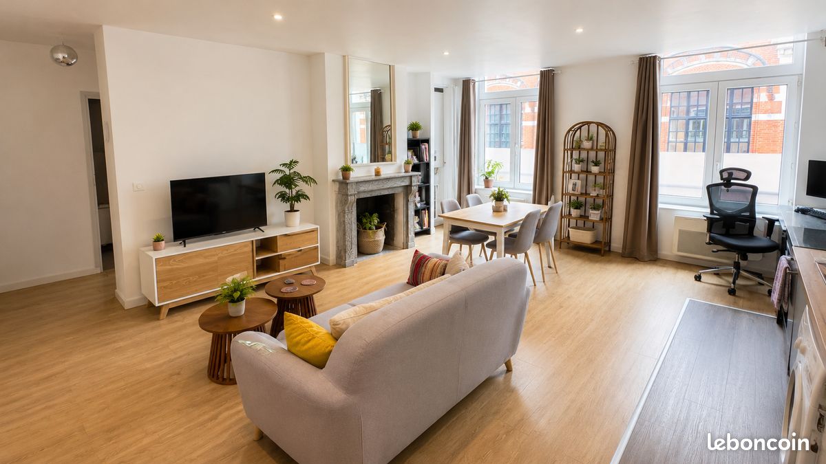 Appartement 2 pièces 55 m² · à Tourcoing · 55 m² · 590 €