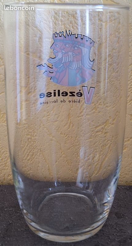 Cendrier Publicitaire Bière Vezelize – Bière De Lorraine – Verre Blanc
