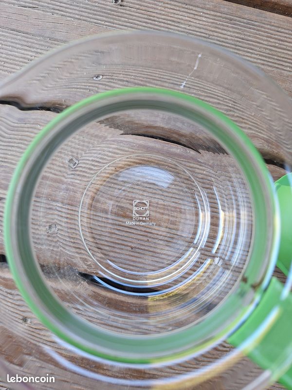 Serveur à café en verre couvercle en plastique (image 4)