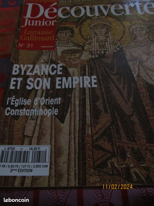 LAROUSSE GALLIMARD - ENCYCLOPéDIE DéCOUVERTES JUNIOR - LOT DE 10 - NUMéROTéS (image 8)
