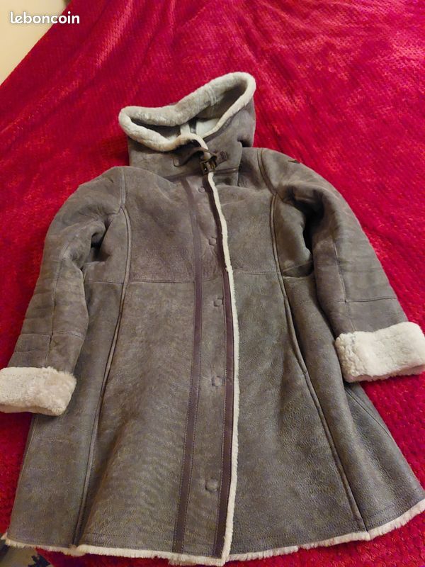 Manteau cuir/mouton AERONAUTICA MILITARE (image 2)