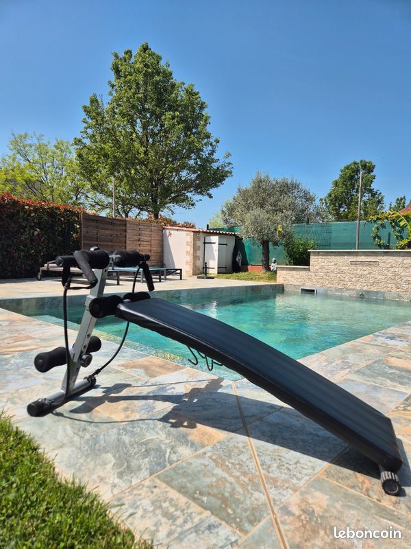 Banc Physionics : Objectif Summer Body 🏋️‍♂️ (Pliable + Élastiques) (image 1)