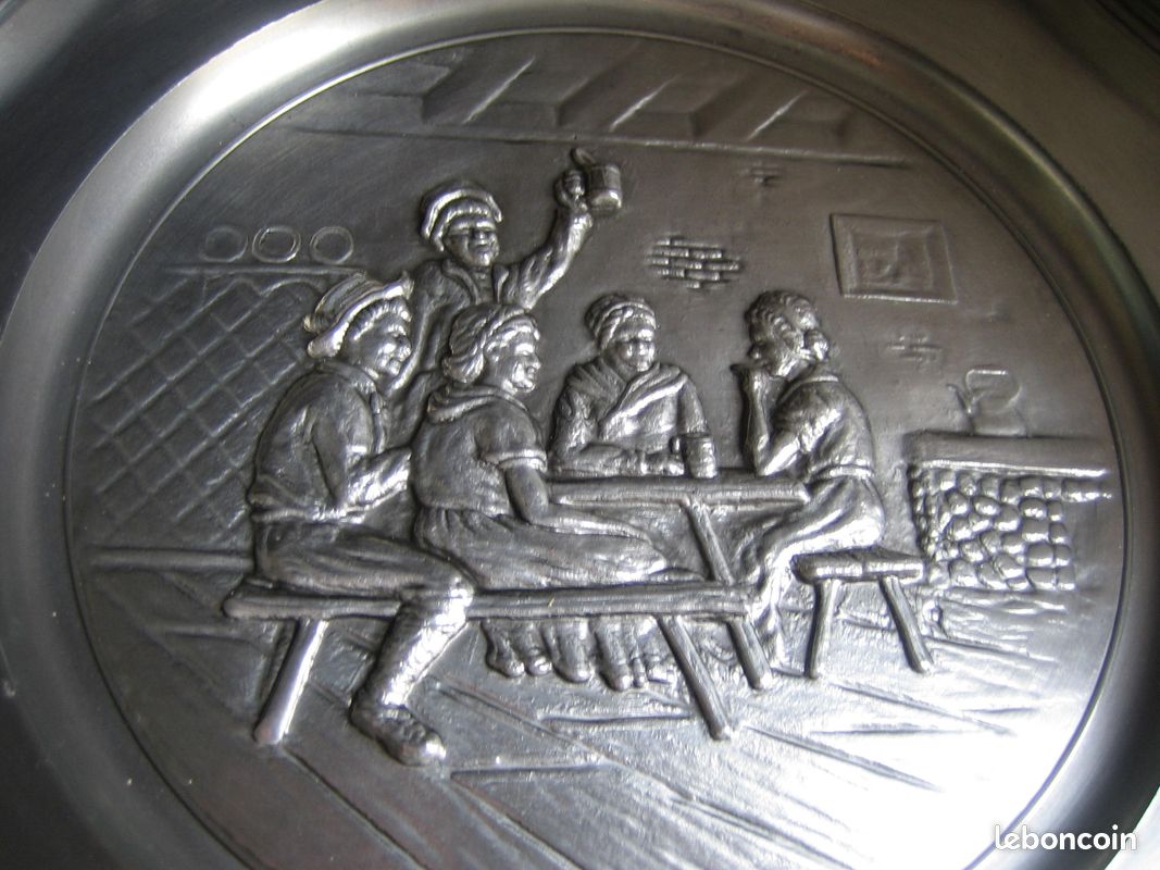 Assiette en etain (image 2)