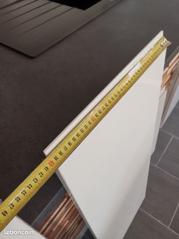 Porte cuisine aménagée garcinia neuve laqué blanche (image 4)