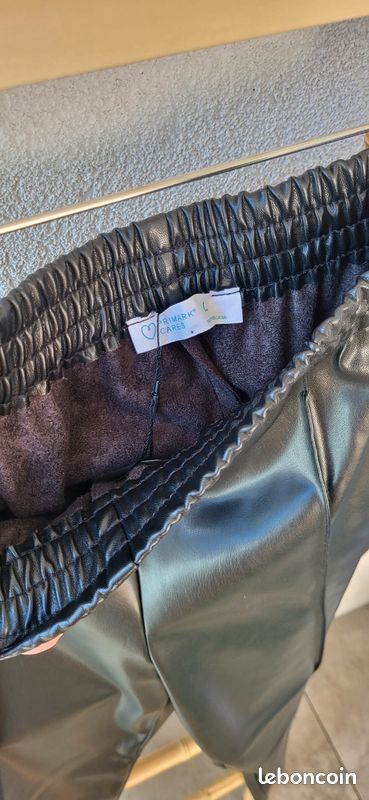Pantalon simili cuir femme (image 4)