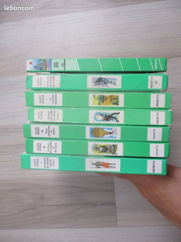 Lot de livres jules verne, bibliothèque verte (image 4)