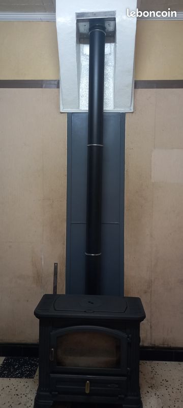 Poêle/feu à charbon/bois GODIN (image 8)