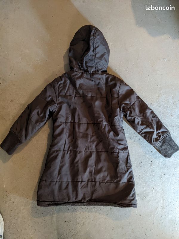 Manteau 3 en 1 marron glacé fille 6 ans CFK (image 4)