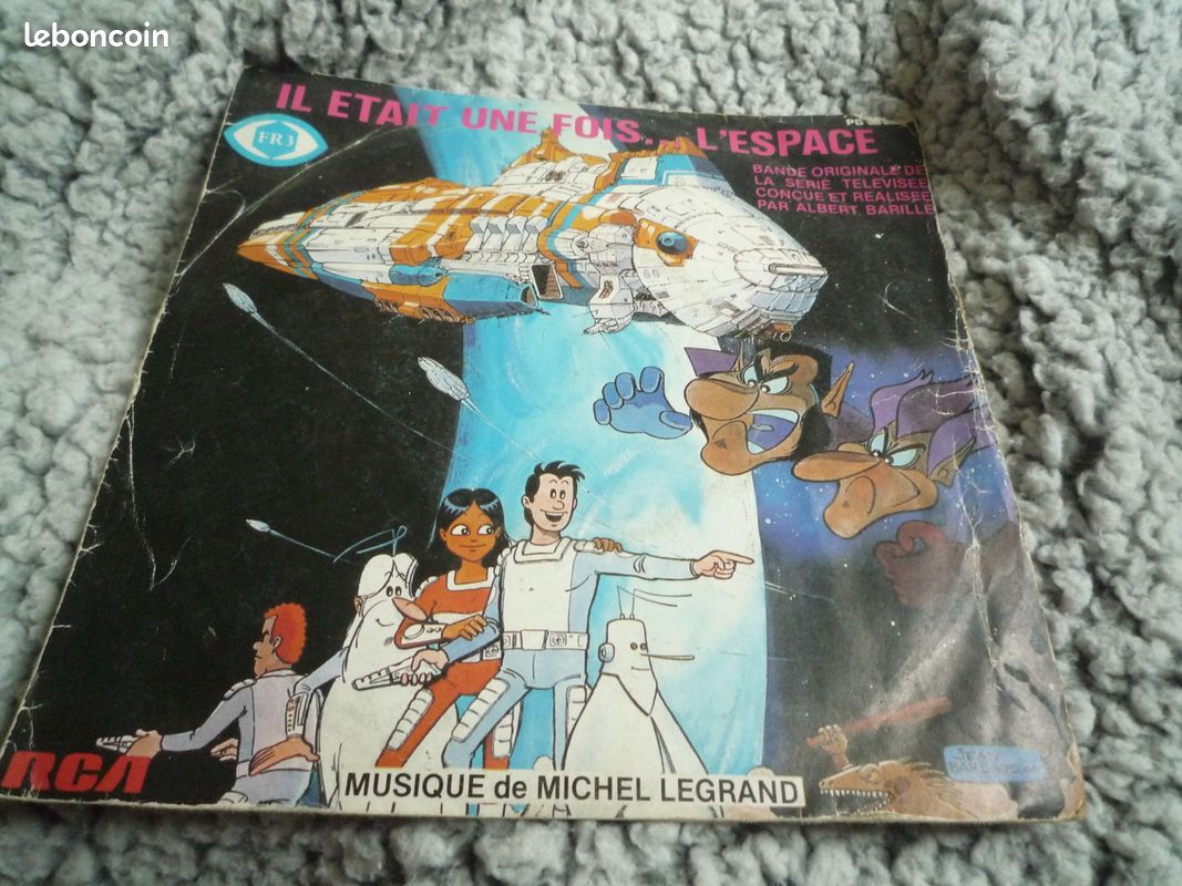 Vinyle 45 tr il était une fois l'espace (image 1)