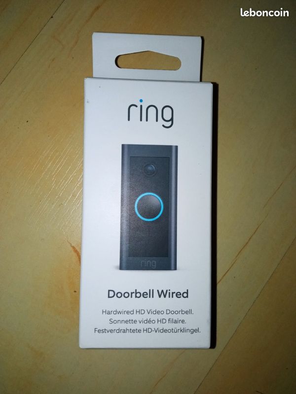 Sonnette vidéo filaire : doorbell wired (image 1)