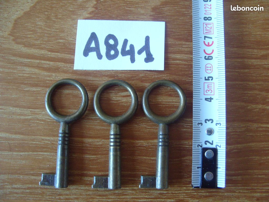 Clé Vierge ébauche KIS Laiton 80mm - Pour Porte - Neuf - Référence 2108 14