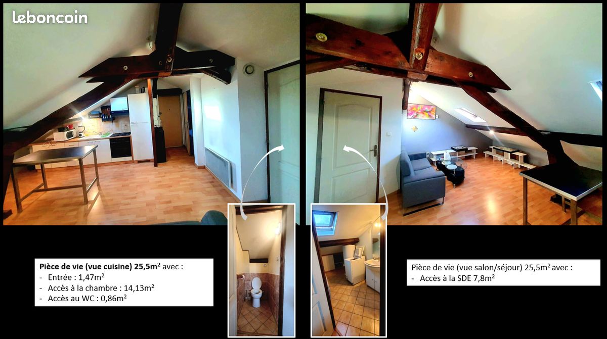 Appartement 2 pièces 20 m² · à Corbeil-Essonnes · 20 m² · 91 700 €