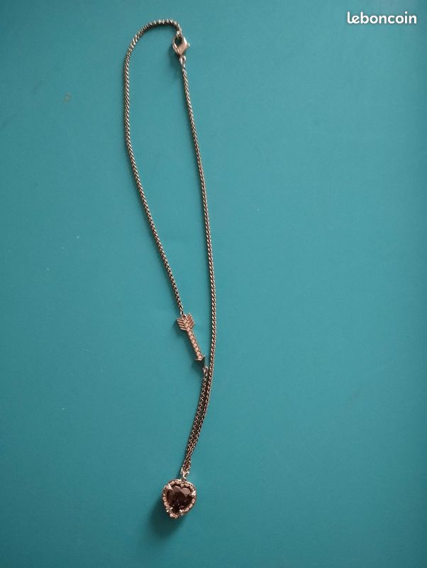 Collier Agatha Tour Eiffel En Argent Massif - Occasion - Pendentif Féminin