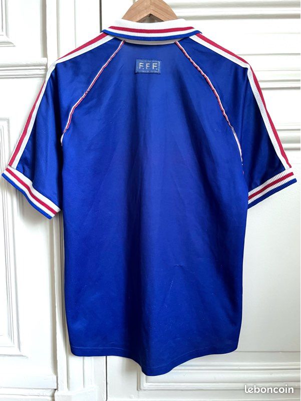 Adidas - maillot équipe de France 1998 champion du monde vintage