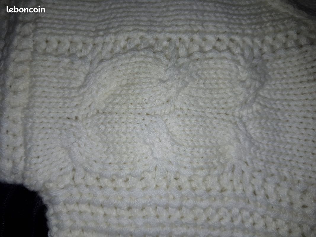 Gilet blanc 6 ans (image 5)