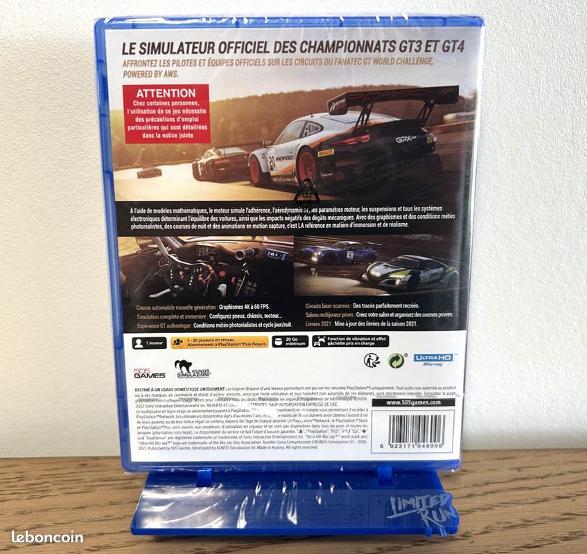 ASSETTO CORSA COMPETIZIONE - PS5 - PlayStation 5 - PAL FR - Neuf sous blister (image 2)