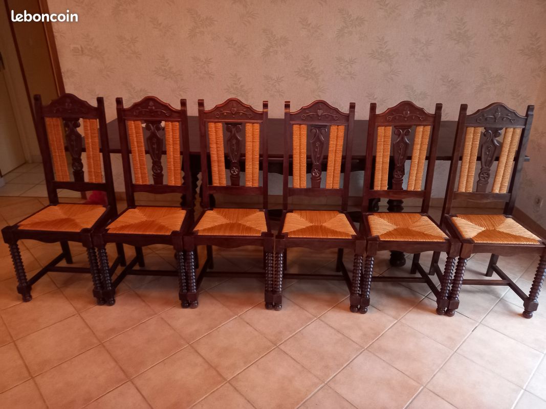 6 chaises style basque (image 1)