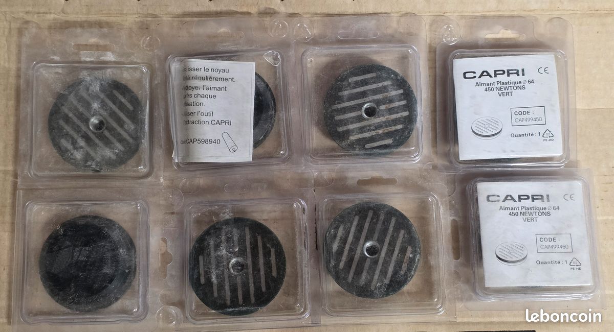 8 aimants résine CAPRI CAP 499450 D64 450N / Boîtes de banche (image 3)