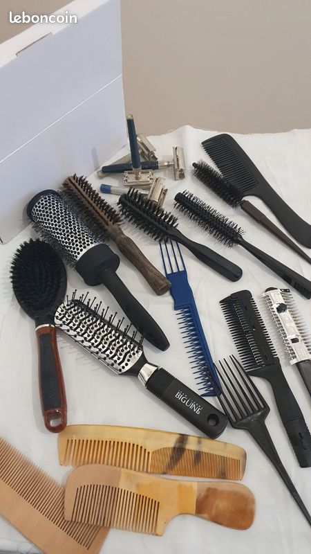 Lot coiffure professionnel & rasage vintage (image 1)