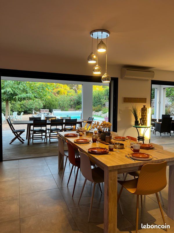 Villa contemporaine Clim vue mer 2018 – Piscine chauffée – Pinarello 3 km (image 1)