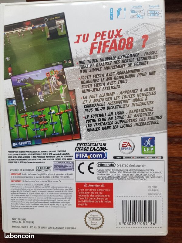 Fifa 08 nintendo wii (image 3)