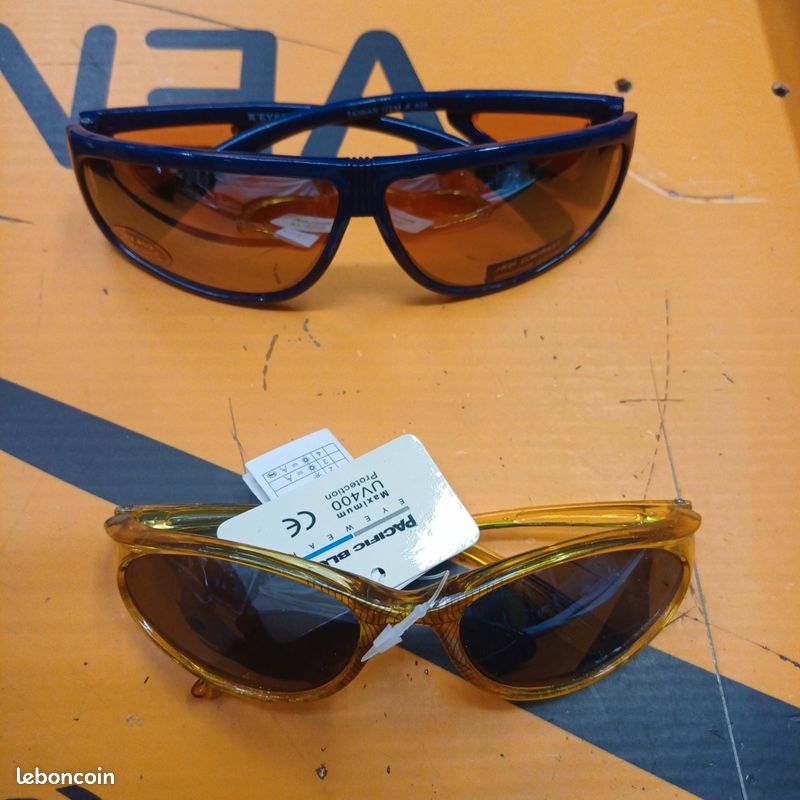 Lunettes de soleil sport multifonctions 8 paires uv 400 en général 4021 (image 4)