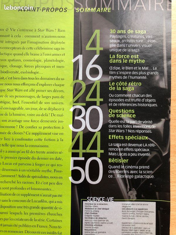 Fascicule Science et Vie ~ Star Wars (image 2)
