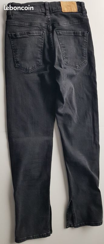 Jean fille noir - Zara - 10 ans - (image 5)