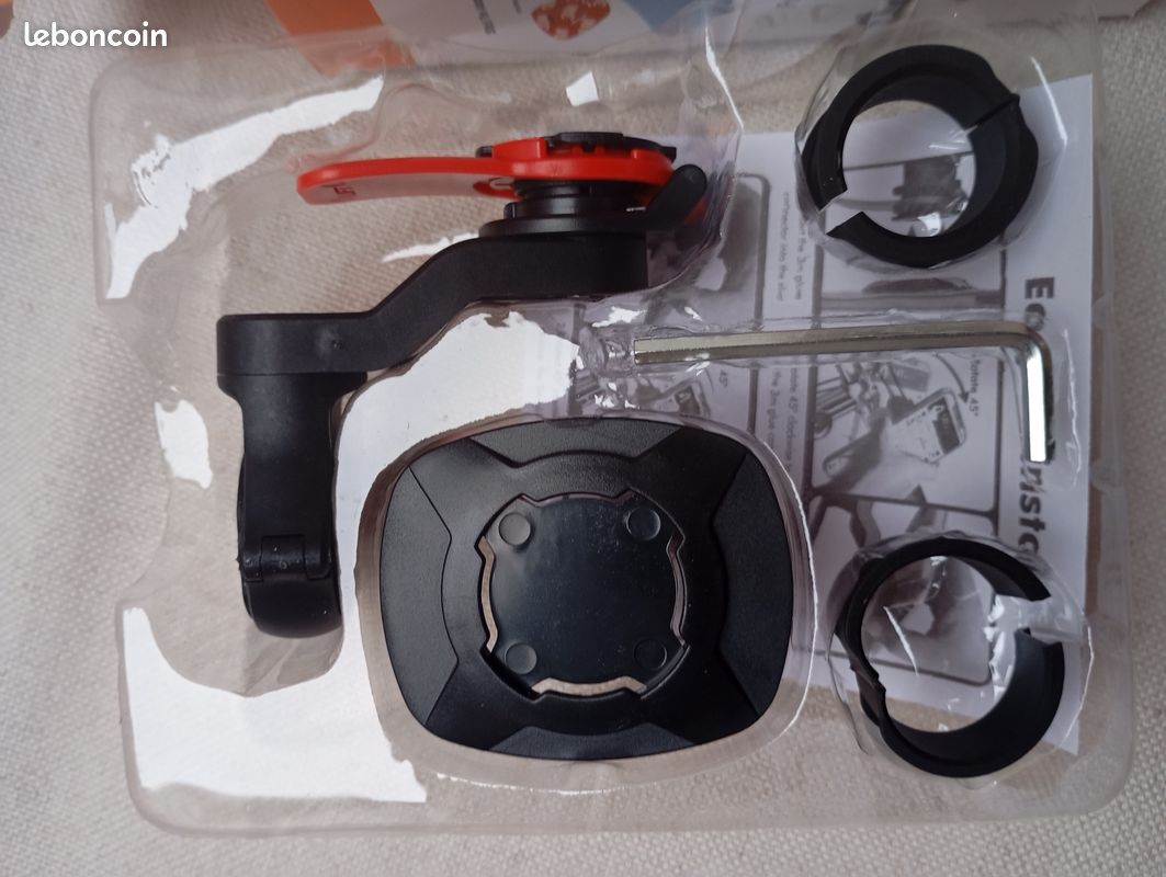 Support Telephone Velo, [1S Verrouillage Sécurisé] Support Telephone Moto 360° Rotation, Porte Telephone Velo Pour Trotinette E - Téléphonie