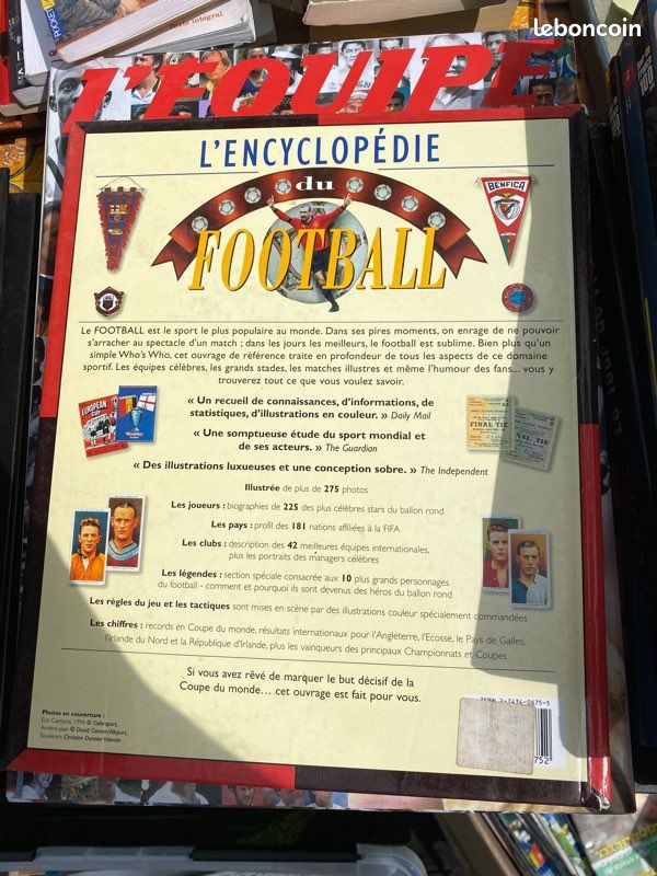 Livre l’encyclopédie du football euro 96 (image 2)