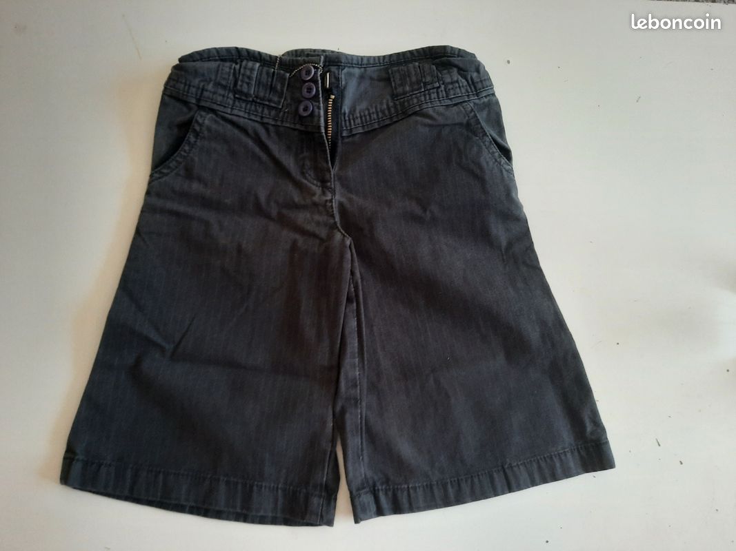 Pantalon large fille ans gris Vêtements