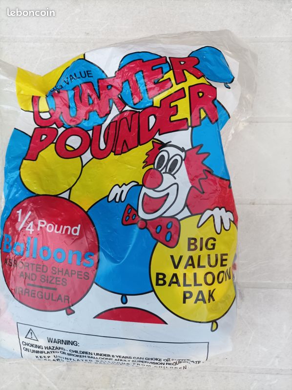Sachet de ballons a gonfler (image 1)