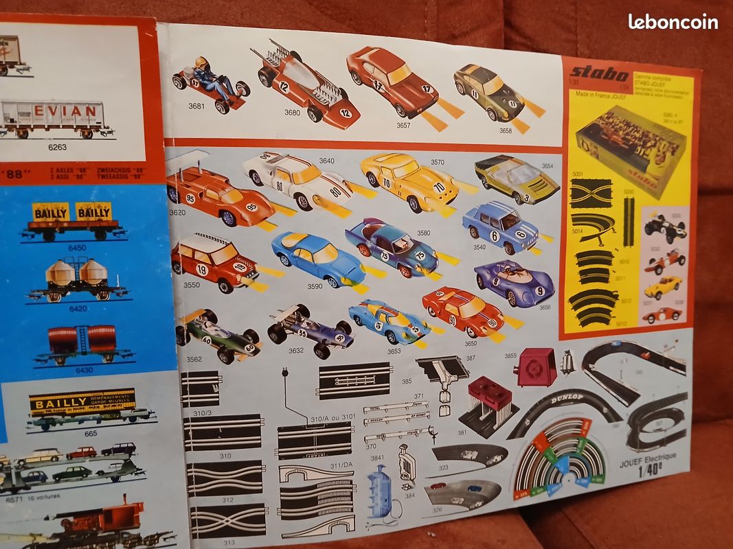 Catalogue ancien années 70 de la marque Jouef train électriques et circuit routier (image 3)