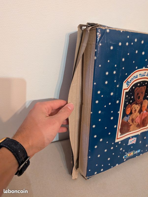 Poupée Nicolas Bonne Nuit Les Petits 38cm - Caprice SNJ Masport 1993 - Rare